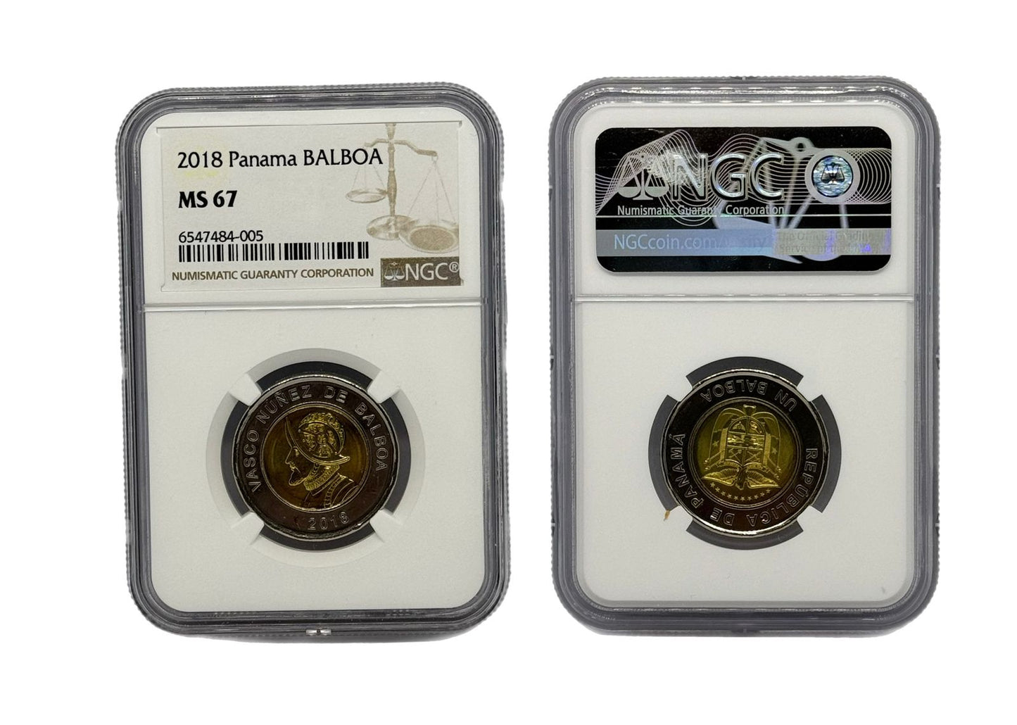 Balboa 2018 Panamá NGC