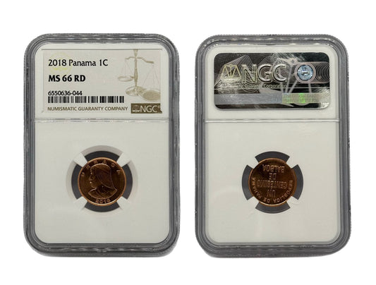 1 Centésimo 2018 Panamá NGC