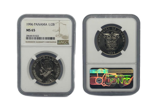 1/2 Balboa 1996 Panamá NGC