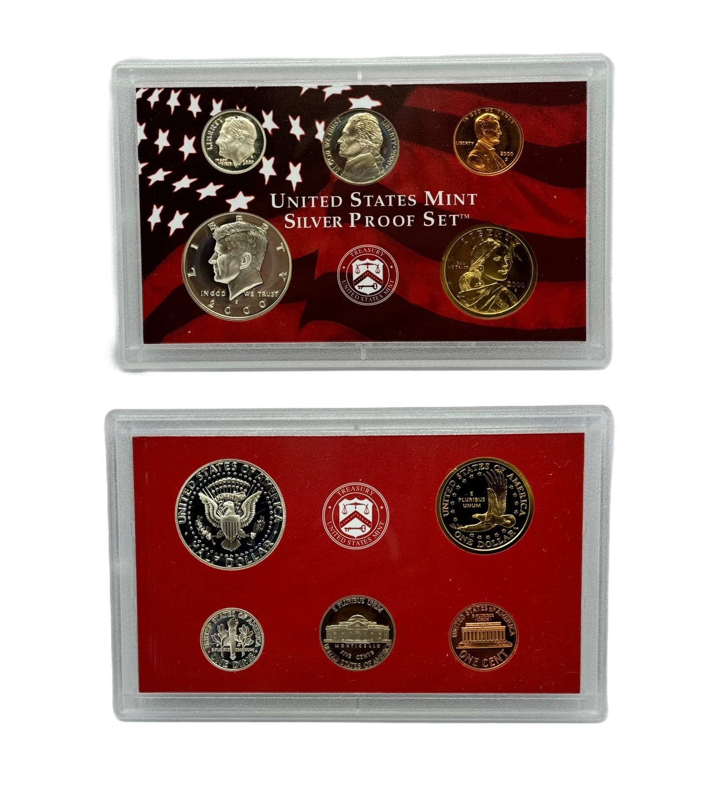 2000 Estados Unidos Set de Monedas Proof Plata