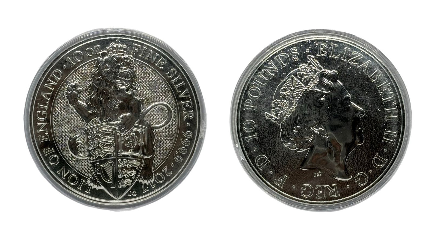 10 Pounds 2017 Canadá - León de Inglaterra