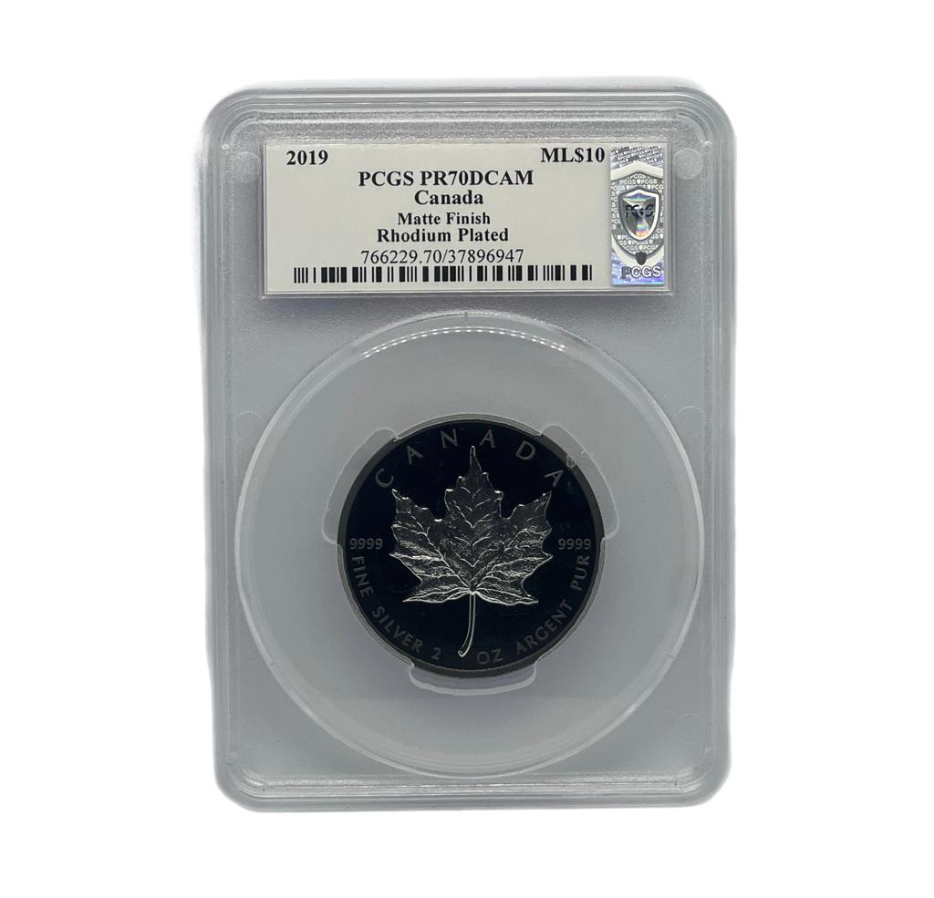 10 Dólar Plata 2019 Canadá PCGS