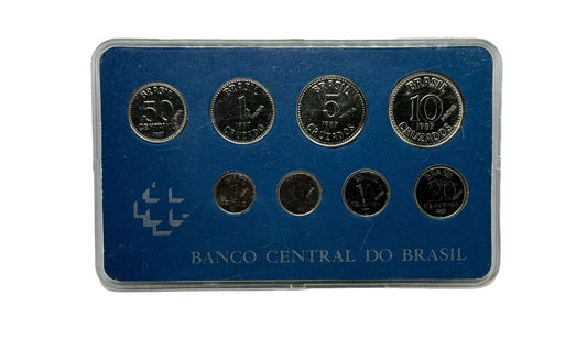 Set de 8 Monedas 1987 - Brasil