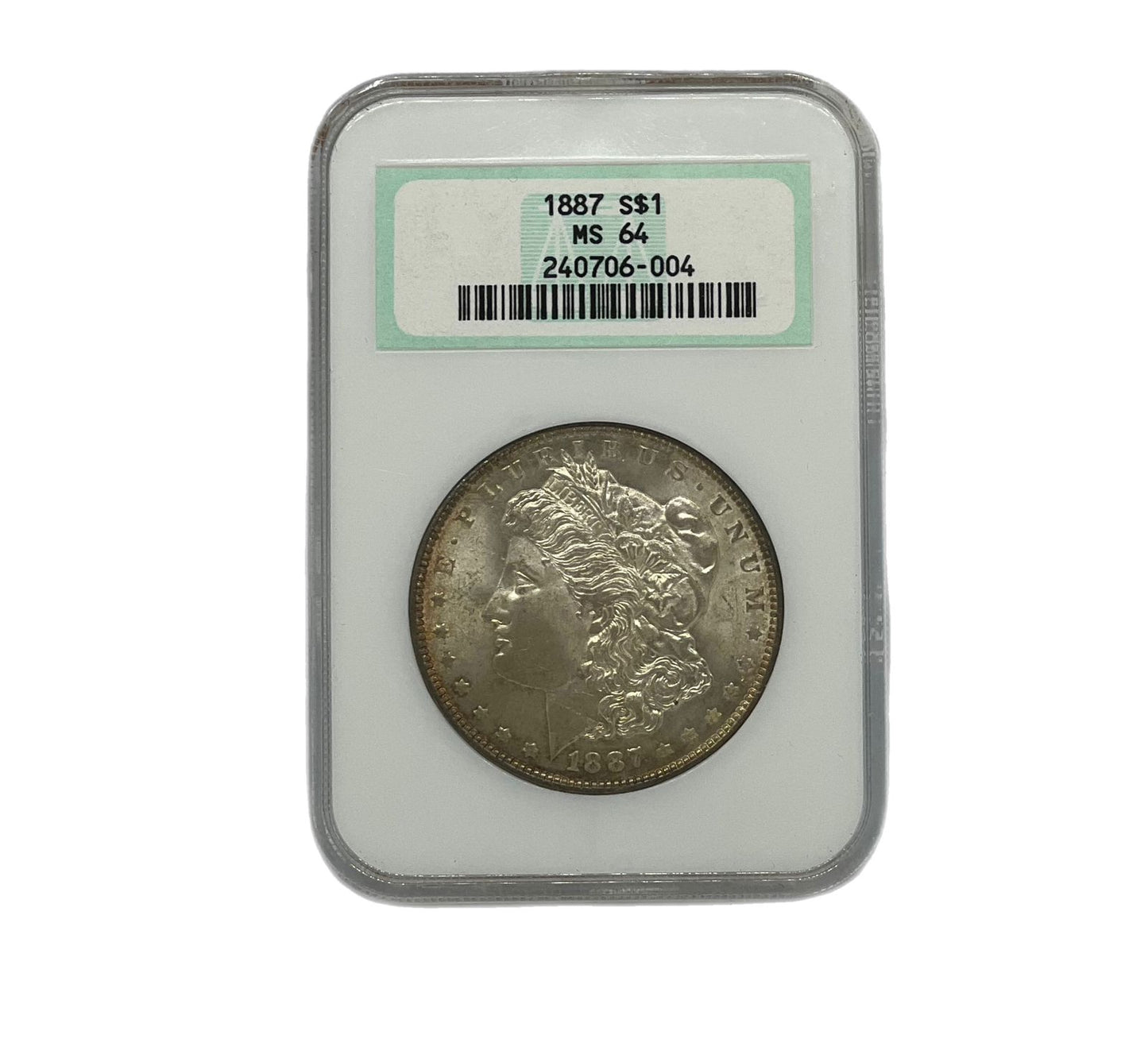 1 Dolar Plata Morgan 1887 NGC