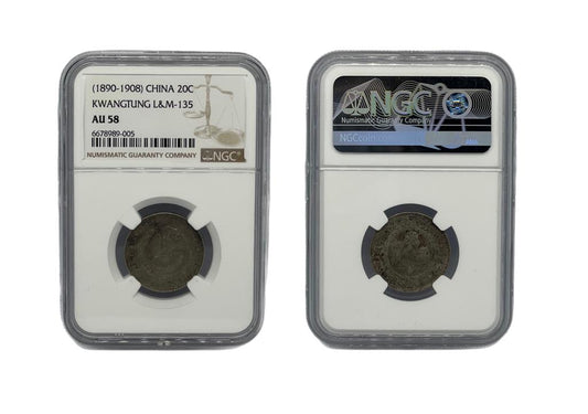 20 Centavos 1890-1908 China NGC