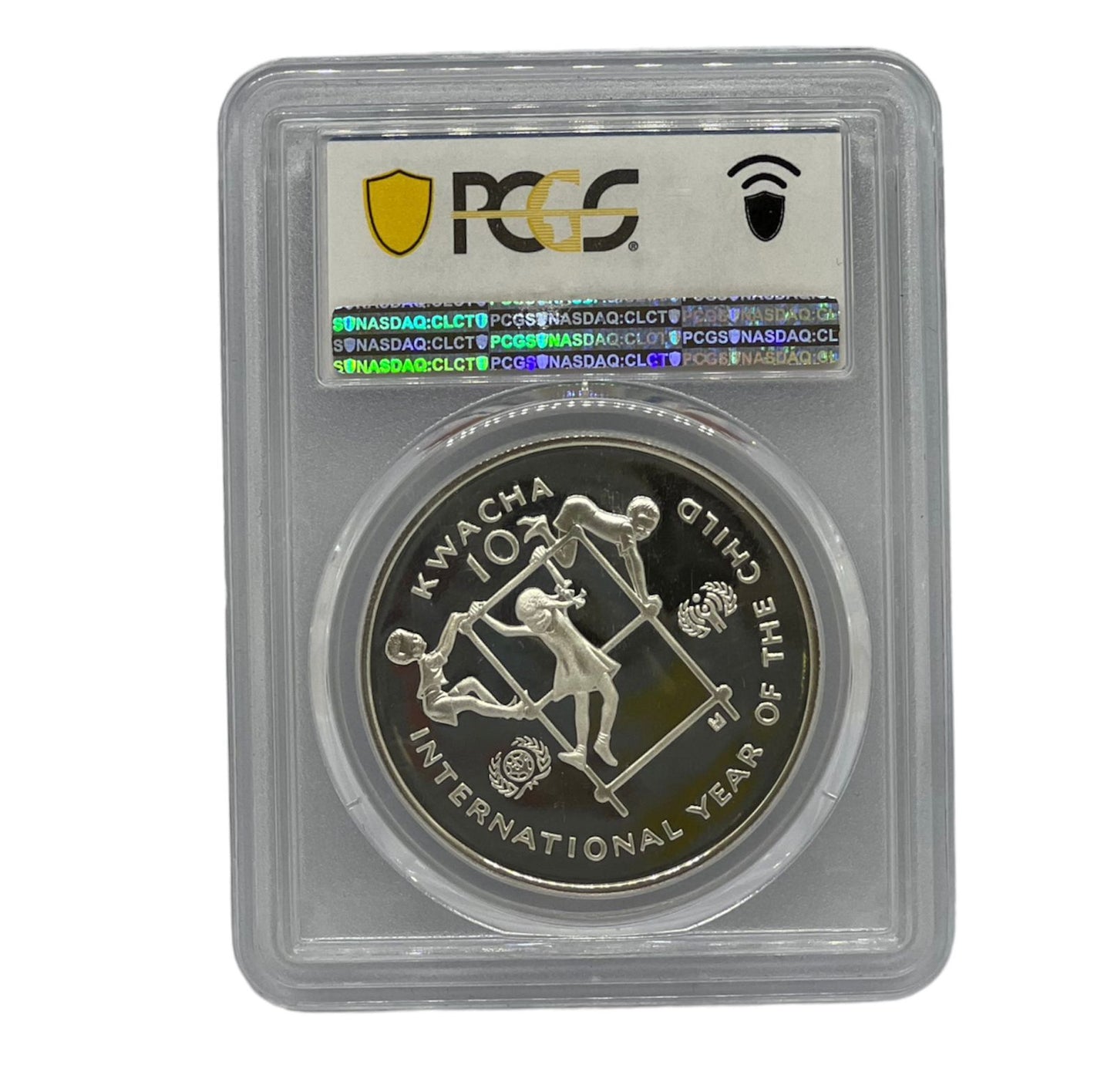 10 Kw Zambia 1980 PCGS