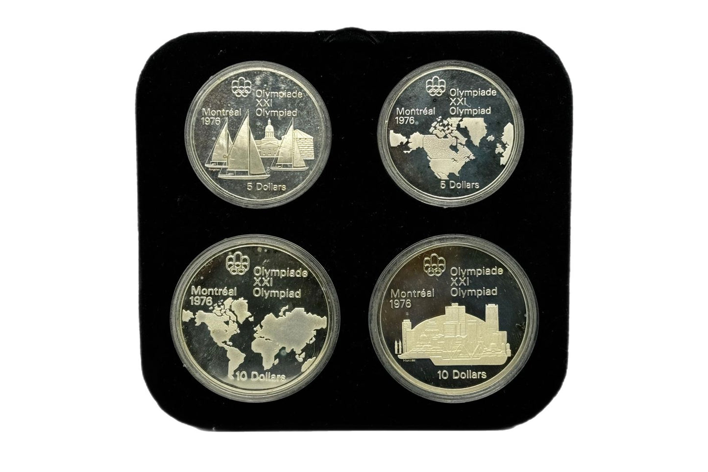 Set de Monedas Proof Conmemoración de las Olimpiadas 1976 - Canada