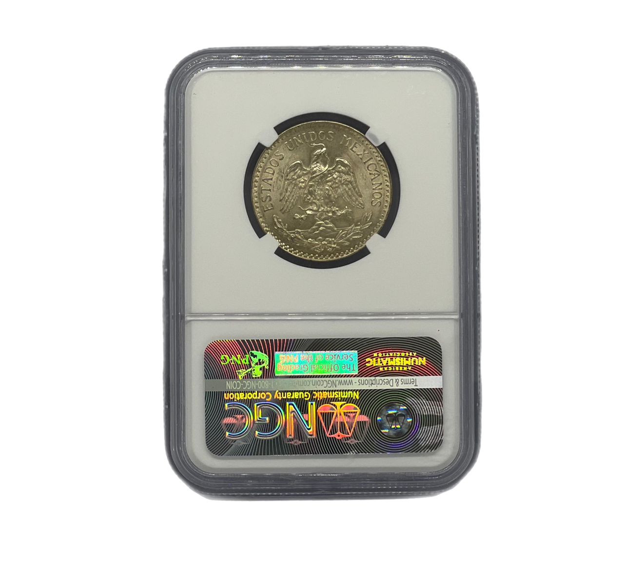 50 Centavos 1935M Mexico NGC