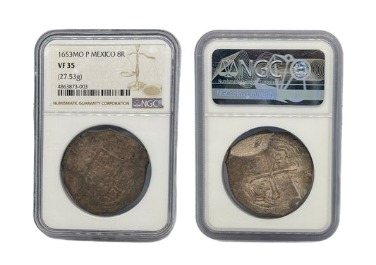 8 Reales 1653MO México NGC