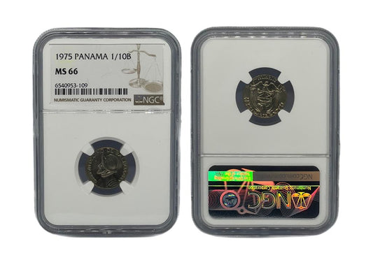 1/10 Balboa 1975 Panamá NGC