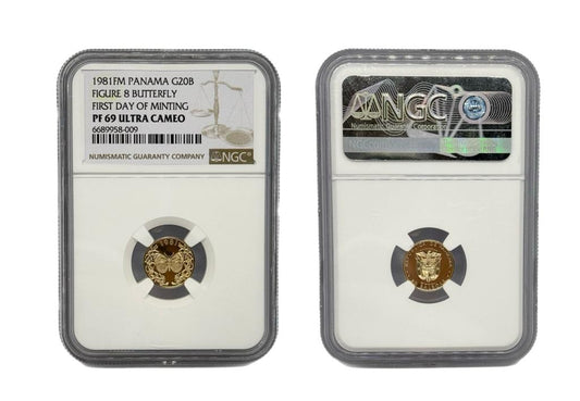 20 Balboas Oro 1981 FM Panamá NGC