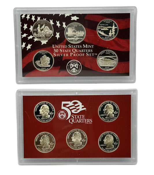 2005 Estados Unidos Set de Monedas Proof Plata