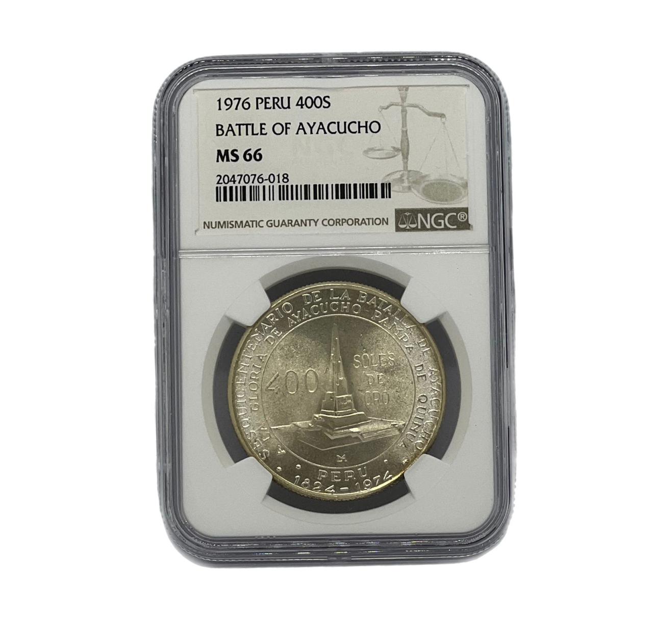 400 Soles 1976 Peru NGC