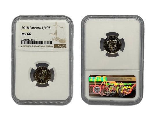 1/10 Balboa 2018 Panamá NGC