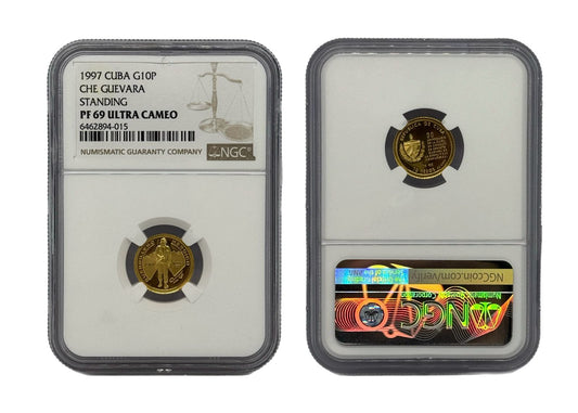 10 Pesos Oro 1997 Cuba NGC