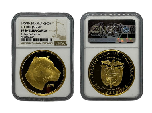 500 Balboas Oro 1979 FM Panamá NGC