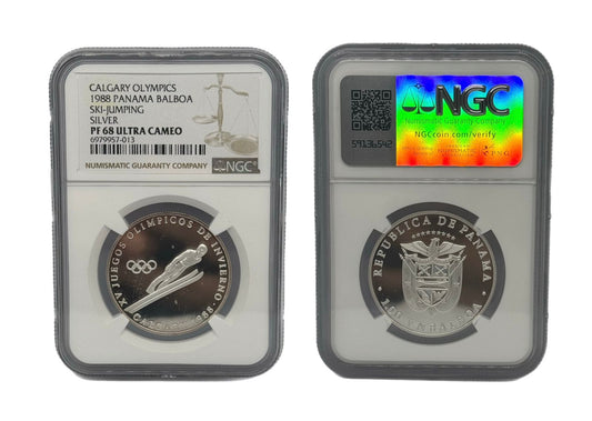 Balboa 1988 Panamá NGC - Juegos Olímpicos Calgary