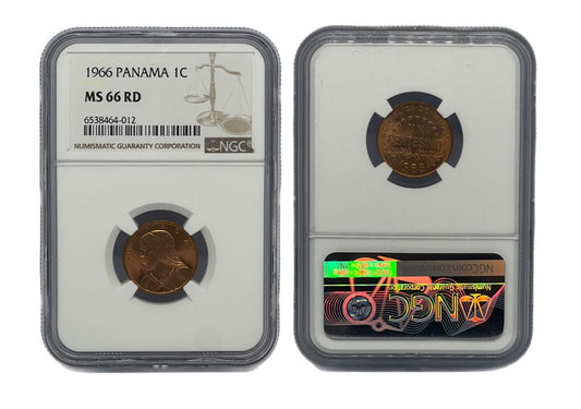 1 Centésimo 1966 Panamá NGC