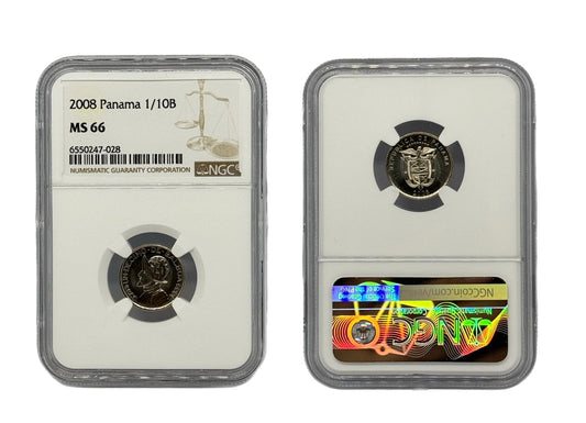 1/10 Balboa 2008 Panamá NGC