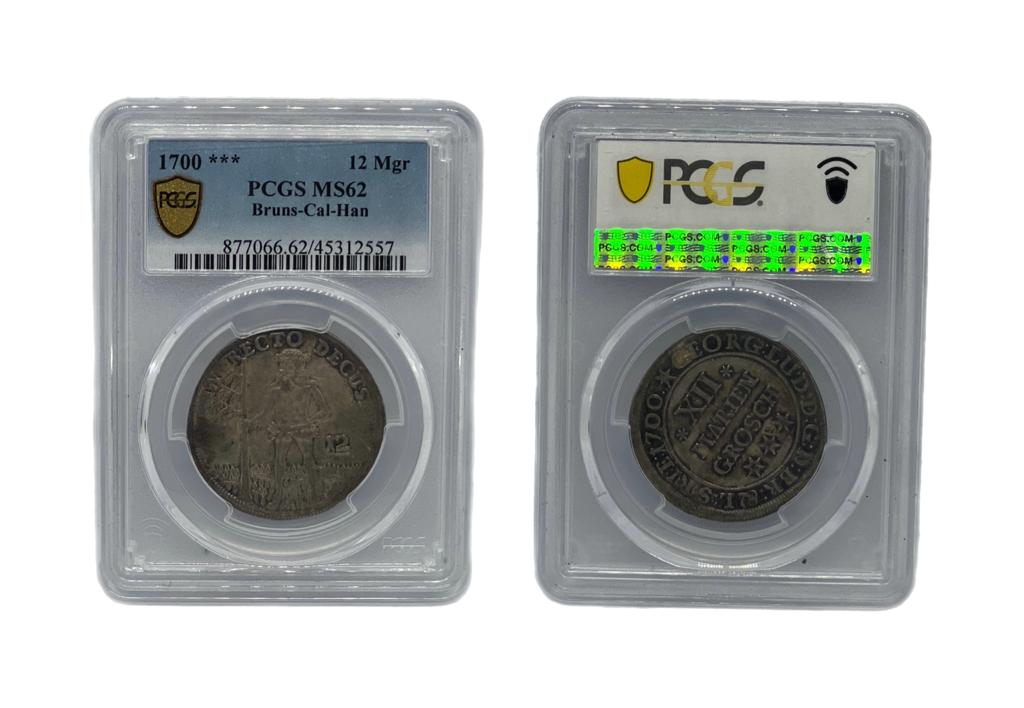 12 Mgr 1700 Bruns-Cal-Han PCGS