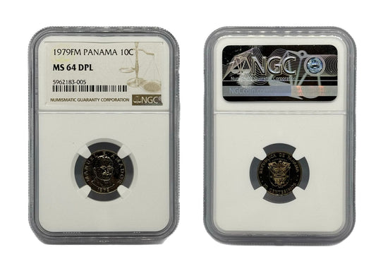 10 Centésimo 1979 Panamá NGC