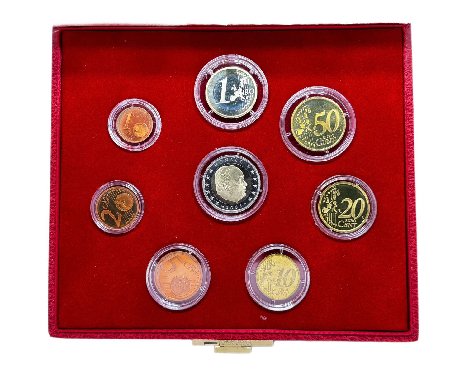 Set de Monedas de Euro Proof 2001 - Monaco