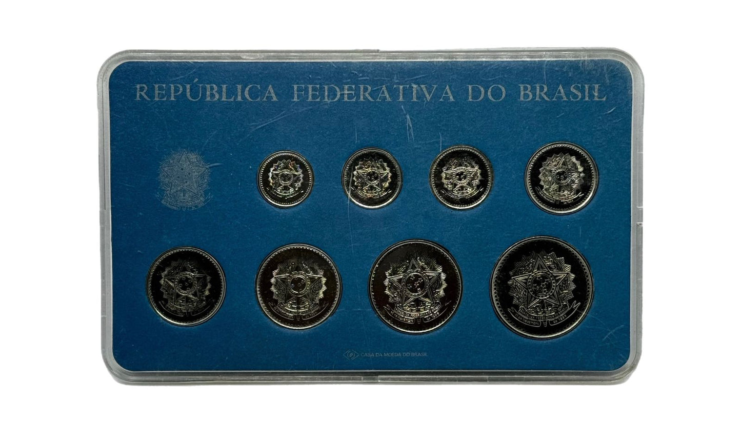 Set de 8 Monedas 1987 - Brasil