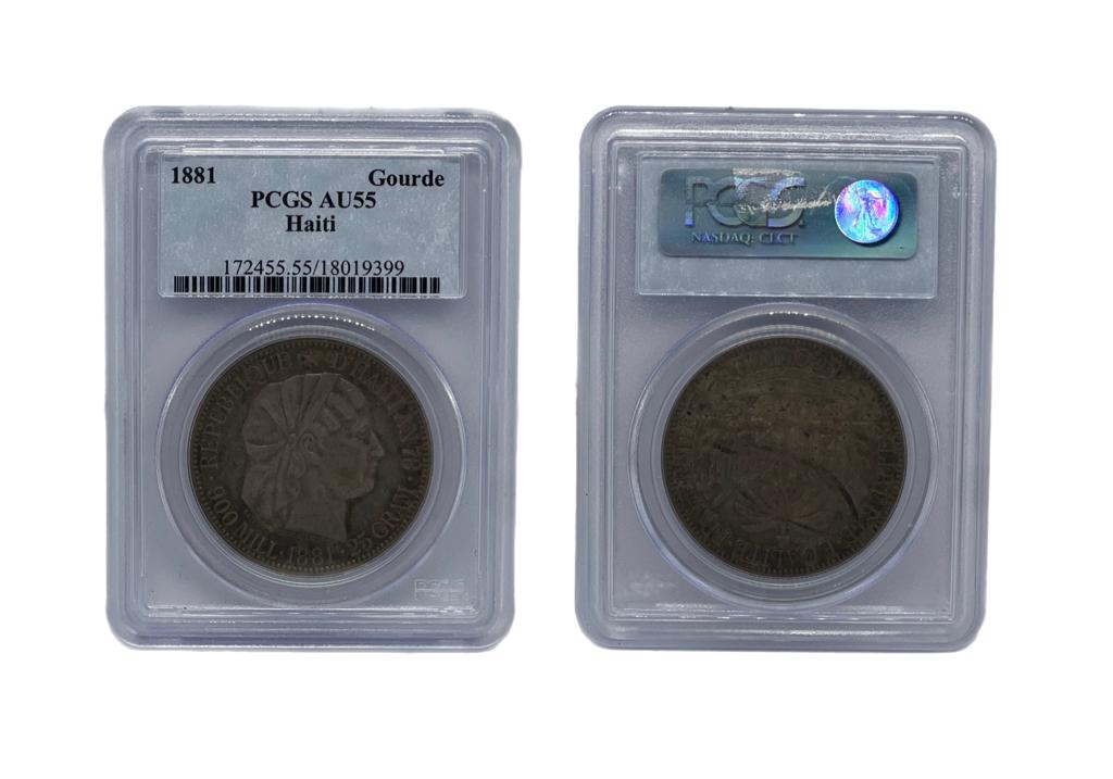 1 Gourde 1881 Haití PCGS