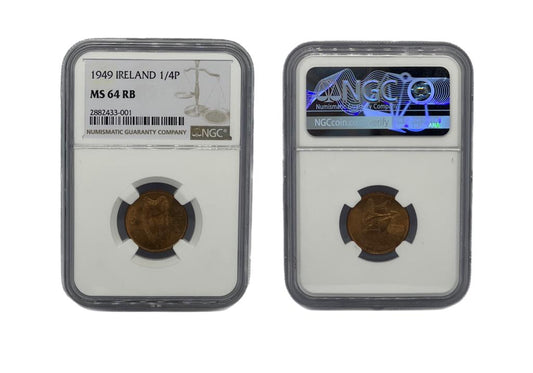 1/4 Pingin 1949 Irlanda NGC